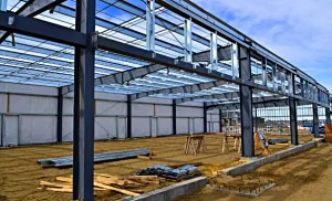 اجزای اسکلت فلزی سوله