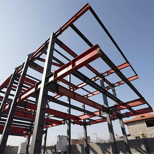 اسکلت فلزی ساختمان دوطبقه