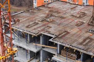 اسکلت فلزی یا بتنی