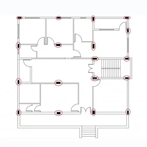 فاصله ستون در اسکلتت
