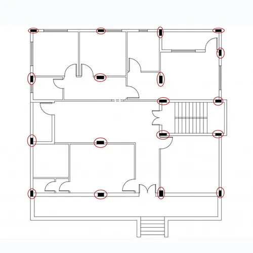 فاصله ستون در اسکلتت
