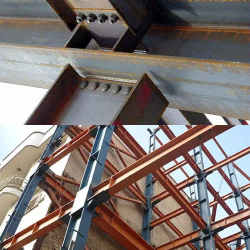 مقایسه اسکلت فلزی جوشی و پیچ و مهره ای