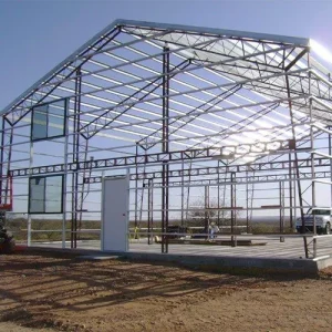 نقشه اسکلت فلزی سوله