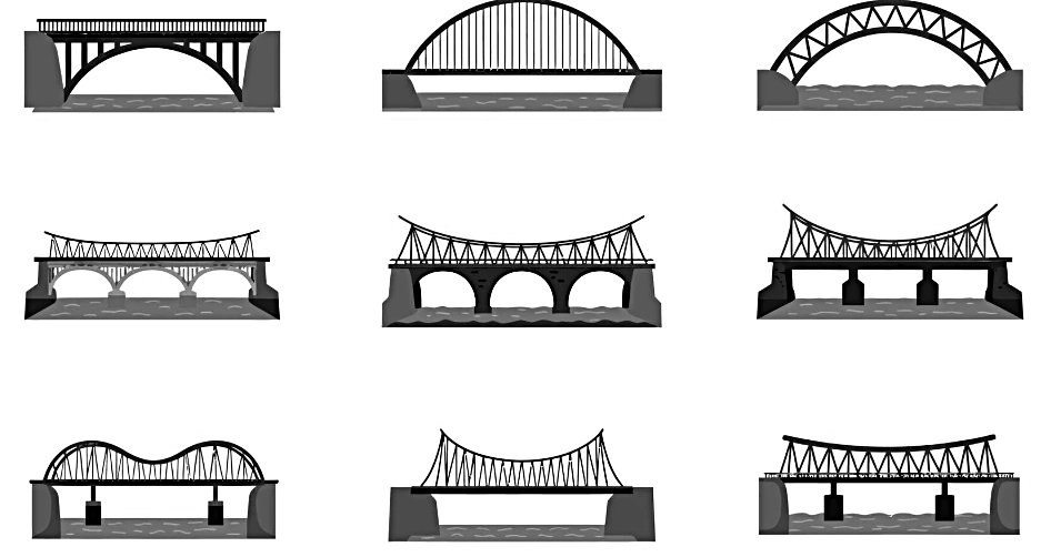 انواع پل فلزی