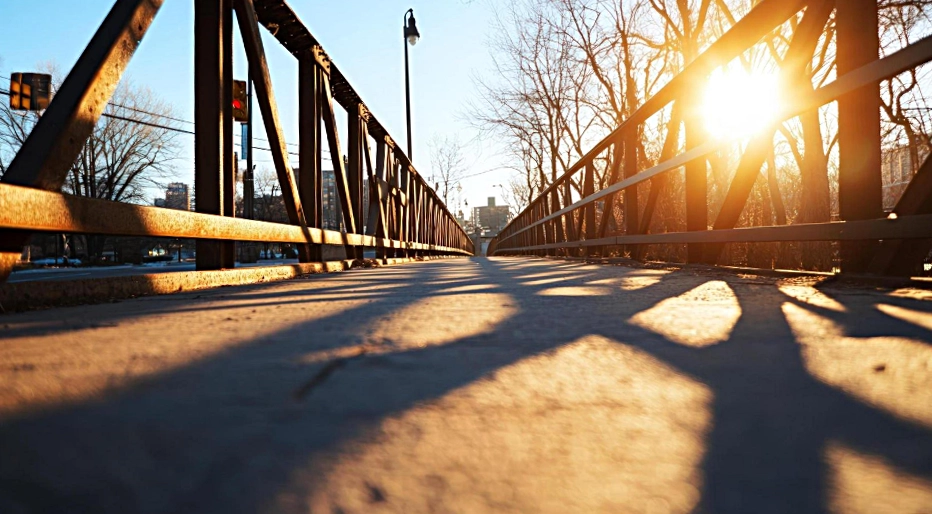 پل فلزی جاده‌ای